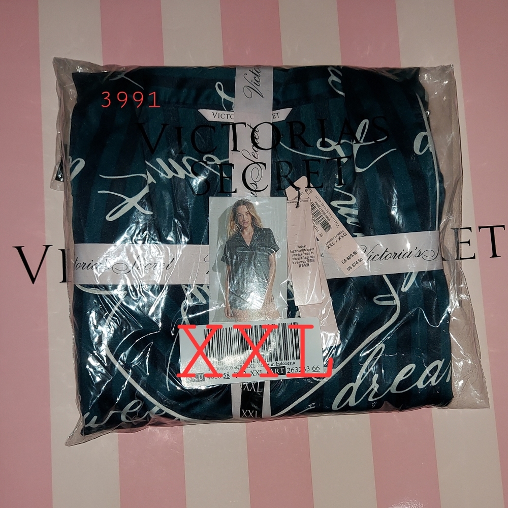 Victoria secret Satin pj set size XXL NWT - Picture 4 of 10